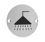 Shower 76mm Circular Sign SAA