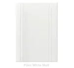 18mm Vinyl Door/Drawer Front - Plain White Matt