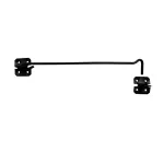 12" (300mm) Wire Cabin Hook, Epoxy Black
