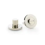 Alexander and Wilks Reeded Thumbturn and Release - Polished Nickel PVD