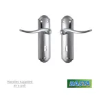 Basta Belair Door Handle - Polished Chrome