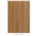 18mm Vinyl Wrapped Door/Drawer Front - Light Walnut