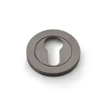 Alexander and Wilks Euro Profile Concealed Fix Escutcheon - Dark Bronze PVD