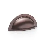 Alexander and Wilks Bardom Ridged Cup Handle - Dark Bronze