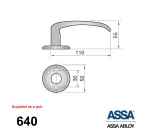 ASSA 640 Lever Handles *SOLD AS A PAIR*