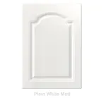 18mm Vinyl Door/Drawer Front - Plain White Matt
