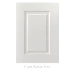 18mm Vinyl Door/Drawer Front - Plain White Matt