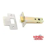 100mm Imperial Tubular Mortice Latch 75mm Backset - SS