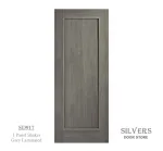 1 Panel Shaker Luxury Laminated Grey Door 44mm