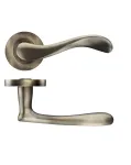 Asti Lever on Rose Door Handles Florentine Bronze