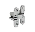Soss hinge 204, for 19-25mm door thickness - Nickel Plated