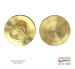 Karcher Bathroom Turn & Release STUDIO SERIES - Satin Brass