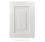 18mm Vinyl Door/Drawer Front - Plain White Matt