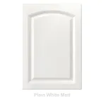 18mm Vinyl Door/Drawer Front - Plain White Matt