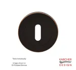 Keyhole escutcheon to suit Karcher Round Rose Oil Rubbed Bronze