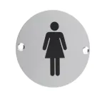 Female 76mm Circular Sign SAA
