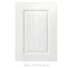 18mm Vinyl Door/Drawer Front - Plain White Matt