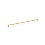 448mm Alexander and Wilks Brunel Knurled T-Bar Cupboard Pull Handle - Satin Brass PVD