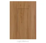 18mm Vinyl Door/Drawer Front - Light Walnut