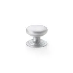 32mm Alexander and Wilks Waltz Cupboard Knob - Satin Chrome
