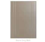 18mm Vinyl Door/Drawer Front - Stone Grey Matt