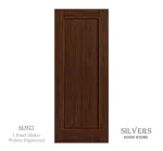 1 Panel Shaker Luxury Laminated Walnut Door 44mm