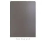22mm Handless Vinyl Door/Drawer Front - Dark Grey Matt