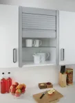 Tambour Door System Stainless Steel, Aluminium Finish