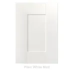 18mm Vinyl Door/Drawer Front - Plain White Matt