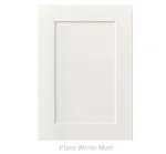 18mm Vinyl Door/Drawer Front - Plain White Matt
