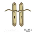 Cara Lever on Long Backplate Door Handles