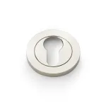 Alexander and Wilks Euro Profile Concealed Fix Escutcheon - Polished Nickel PVD