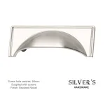 Rioghal 64mm C/C Cabinet Drawer Pull Brushed Nickel