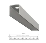 Top Channel Steel 3m Length (BR700)