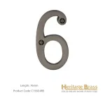 Heritage Brass Numeral 76mm (3") - Matt Bronze