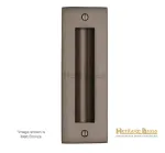 Heritage Brass Flush-Pull Handle 152mm x 51mm - Matt Bronze