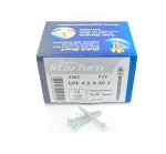 4.5 x 40mm Zinc - Universal Screws - (Box of 200)