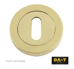 DA-Tonoli Keyhole Escutcheon - PVD Brass