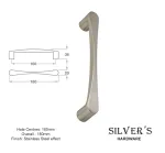 Devon 'D' Cupboard Handle Stainless Steel - 160mm