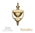 Heritage Brass Urn Door Knocker 195mm Satin Brass