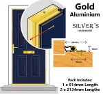 Exitex Standard Door Surround - Gold Aluminium