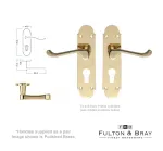 Oxford Lever on Euro-Profile plate Door Handles