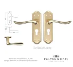Lincoln Lever on Euro Profile Backplate Door Handles