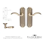 Winchester Lever on Latch-Backplate Door-Handles