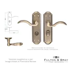 Winchester Lever on Bathroom Backplate Door Handles