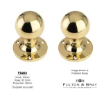 Large Ball Knob Mortice Door Knobs