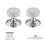 Fulton & Bray Porcelain Knobs Crackled Grey