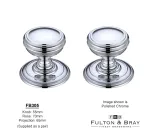 Concealed-Fix Ringed Mortice Knobs Fulton-&-Bray