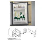 Connecting Fitting For Appliance Doors (Fridge Hinge)