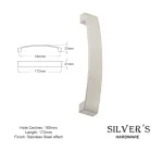 Melbury Cupboard Handle Stainless Steel - 160mm
